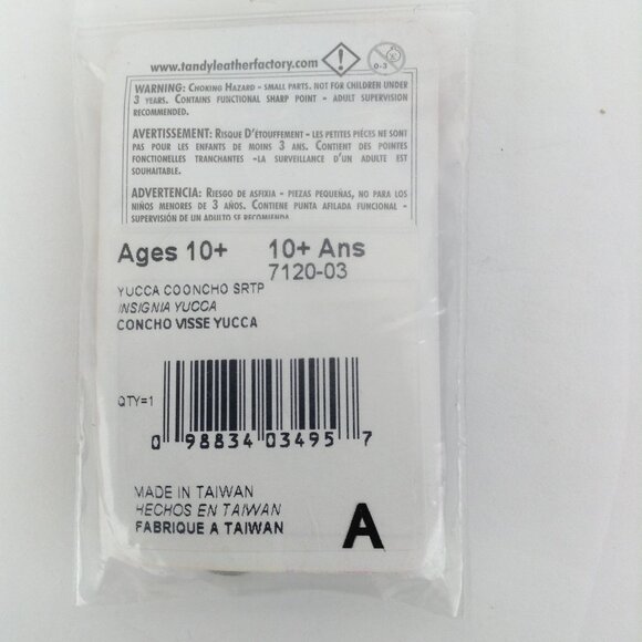 Lot of 13 Tandy Leather Factory Concho Angel Fire Tribal Texas Star Mesa Yucca - Picture 14 of 16